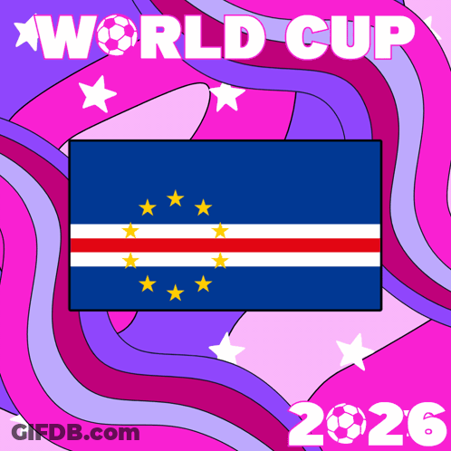 World Cup 2026 Poster With Flag GIF