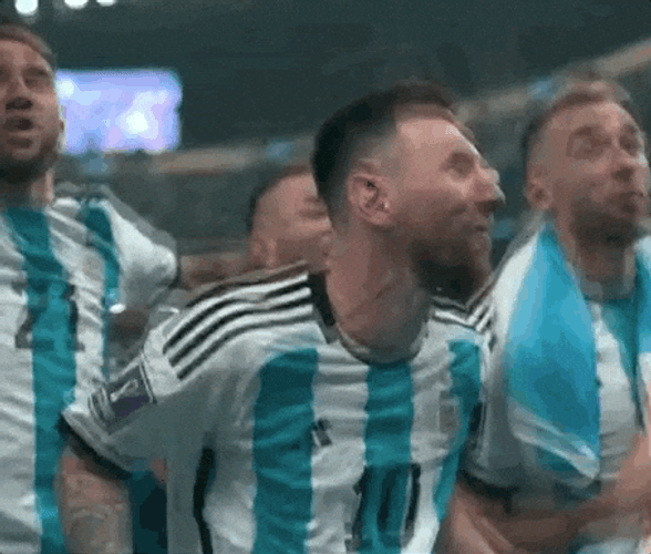 World Cup Argentina Football Team Jumping GIF