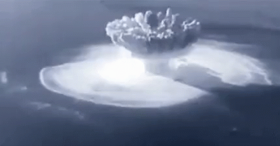 World Destruction Enormous Nuke Explosion GIF