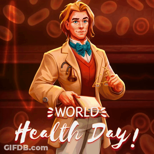 World Health Day Poster Doctor GIF