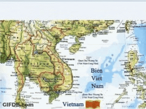 World Map Bien Viet Nam GIF