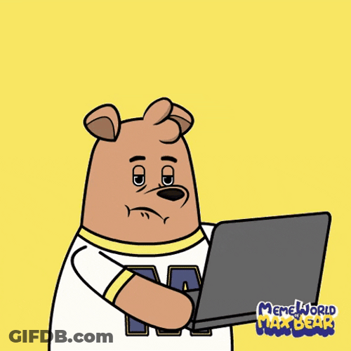 World Of Max Bear It's Friday Meme Reaction GIF