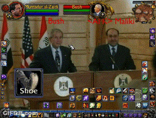 World Of Warcraft Bush Shoe GIF