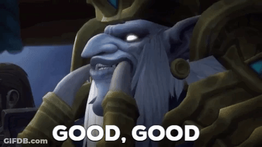 World Of Warcraft King Rastakhan Good Good GIF