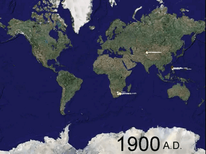World Over The Years GIF