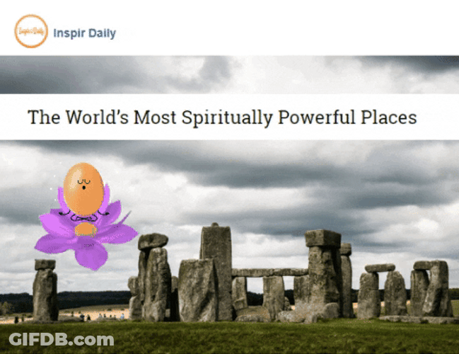 World's Spiritual Places Meditation Stonehenge GIF