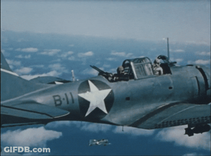 World War Airplane GIF