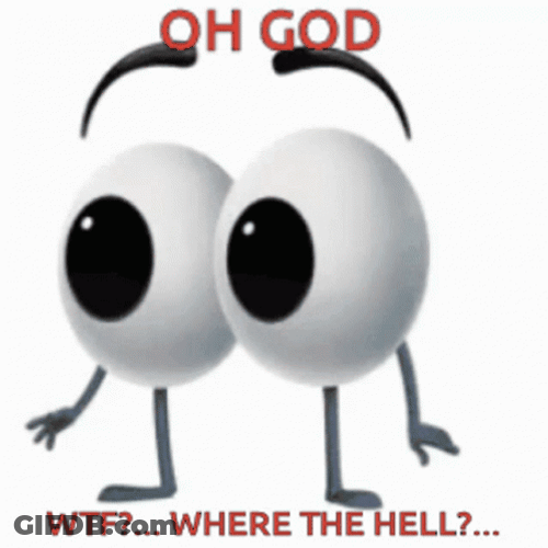 Worried Eyes Where GIF