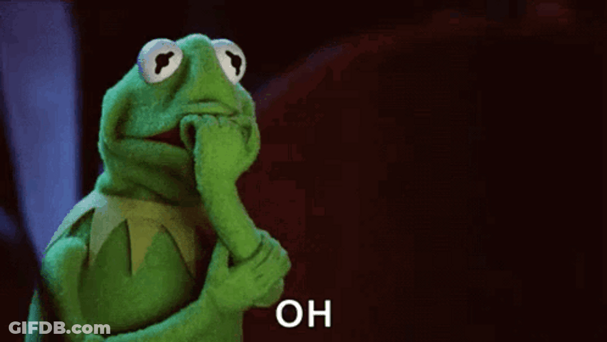 Worried Kermit Shaking Meme GIF
