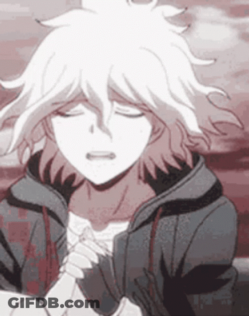 Worried Nagito Holding Hand GIF