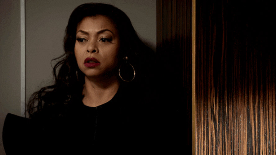 Worried Taraji Henson Hyperventilating GIF