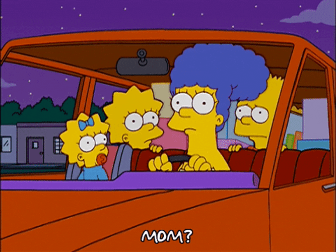 Worrying Large Marge Simpson Kids GIF