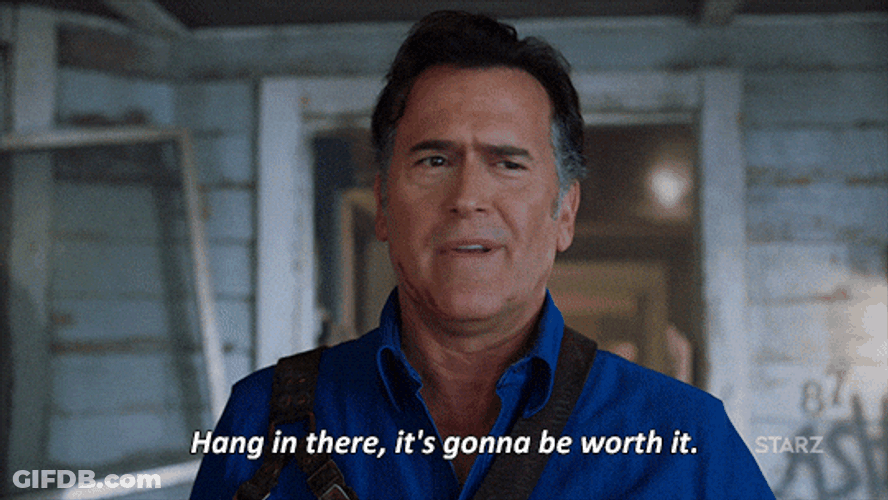 Worth It Ash Williams Evil Dead GIF