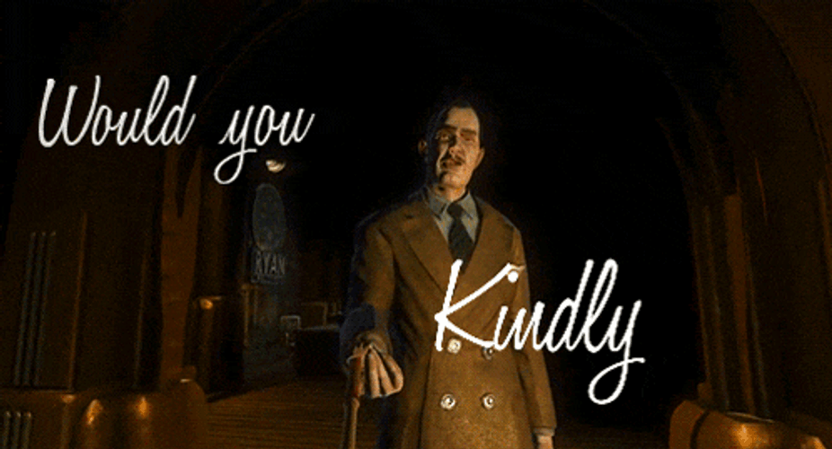 Would You Kindly Bioshock GIF