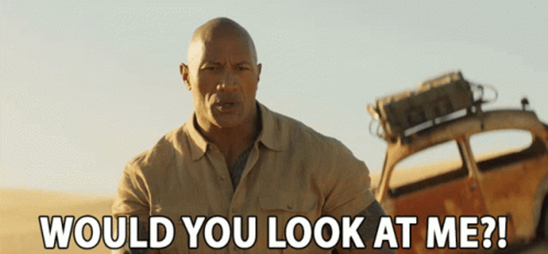 Would You Look At That Dwayne The Rock GIF