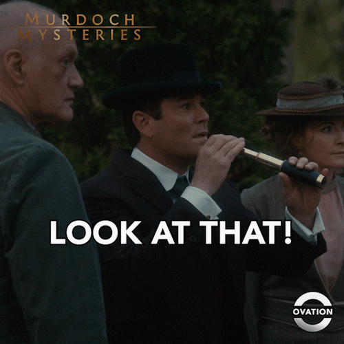 Would You Look At That Murdoch Mysteries GIF