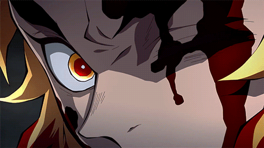 Wounded Demon Slayer Renguko GIF
