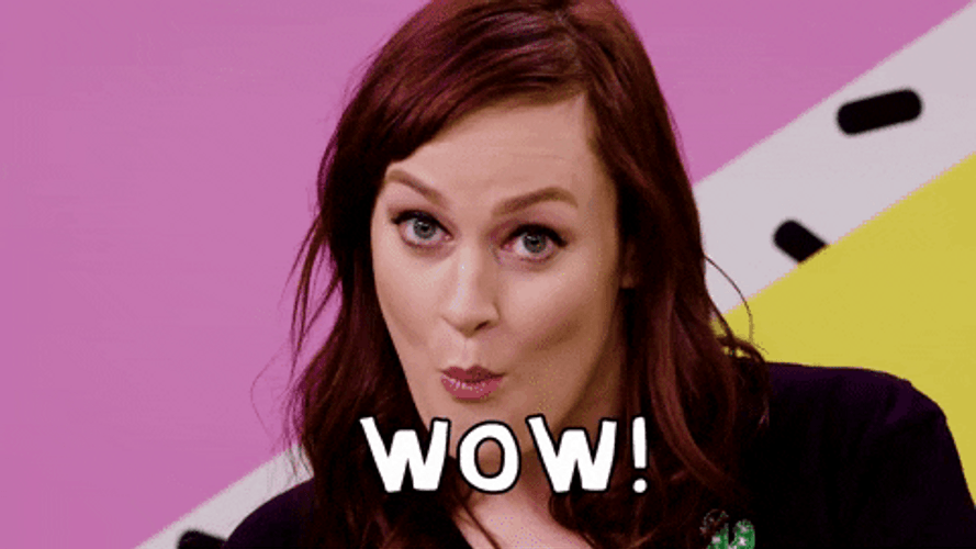 Wow By Grace Helbig GIF