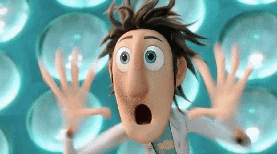 Wow Flint Lockwood GIF