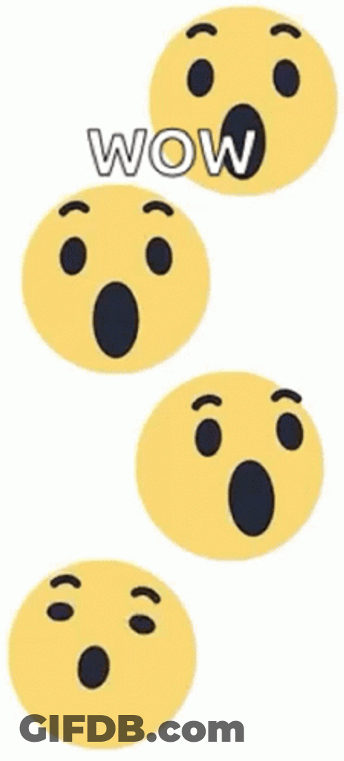 Wow Meme Emojis GIF