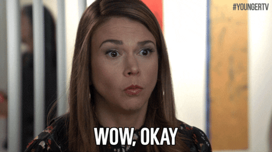 Wow, Okay Sutton Foster GIF
