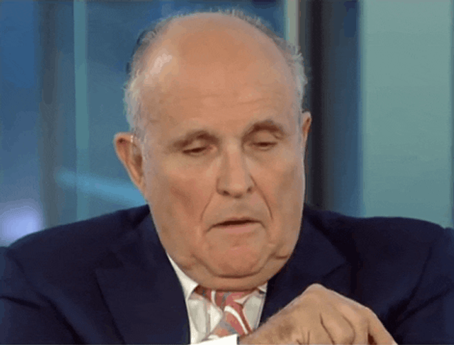 Wow Rudy Giuliani GIF