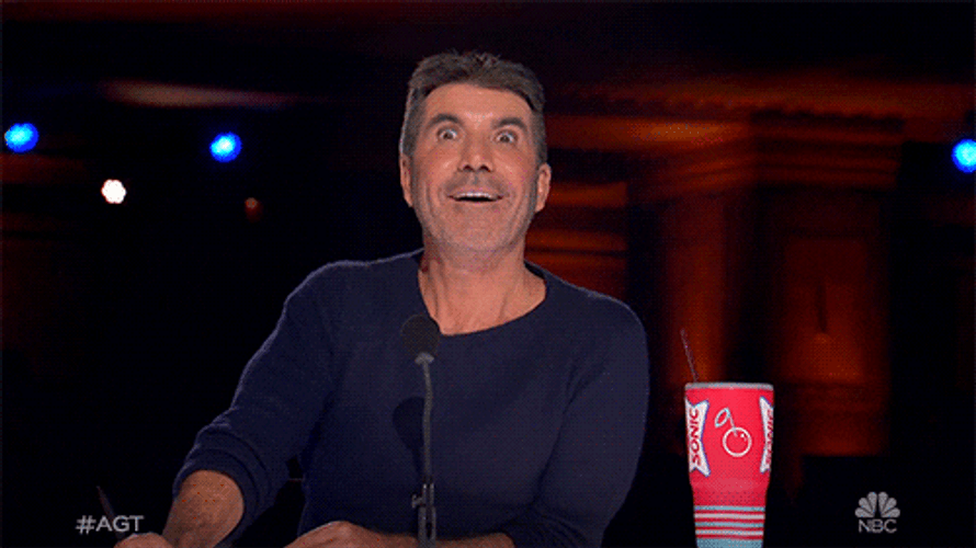 Wow Simon Cowell GIF