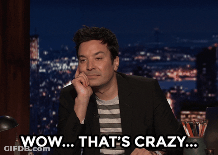 Wow That's Crazy Jimmy Fallon GIF
