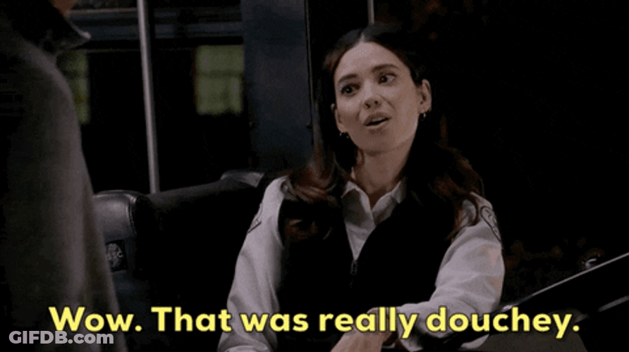 Wow That's Really  Douchebag GIF