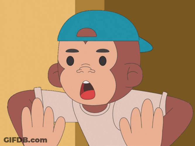 Wowza Monkey Big Eyes GIF