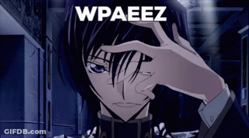 Wpaeez Is Written Above A Man 'S Face GIF
