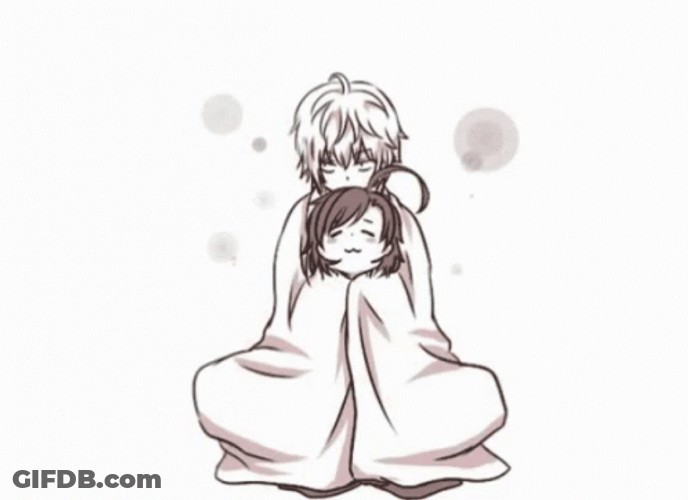 Wrap In Blanket Anime Cuddle GIF