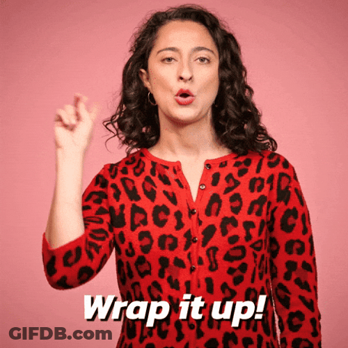 Wrap It Up It Is Finished GIF