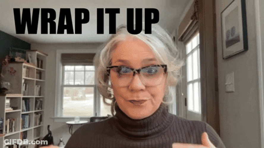 Wrap It Up What Are You Talking About GIF