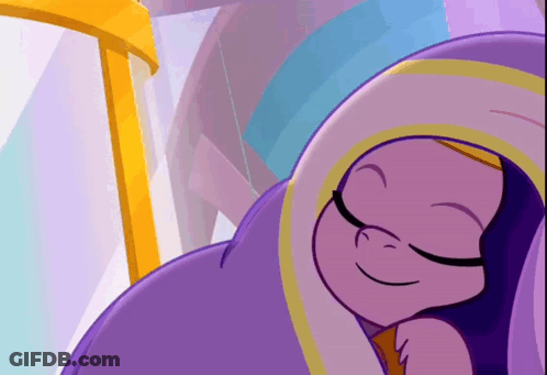 Wrapped In Purple Blanket Cartoon GIF