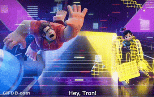 Wreck It Ralph And Vanellope From The Movie Wreck It Ralph GIF