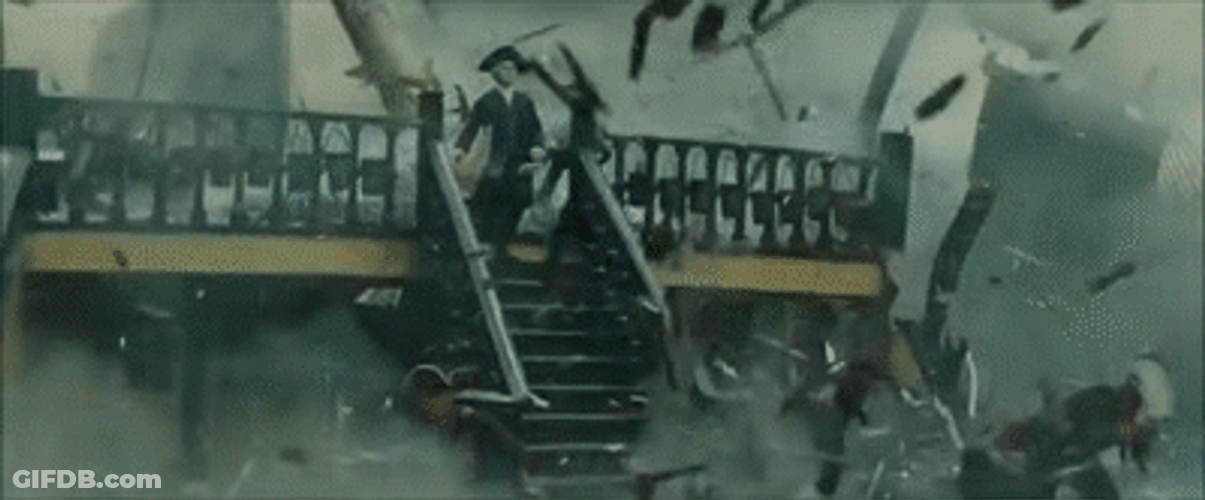 Wrecked Sinking Ship GIF