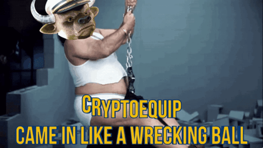 Wrecking Ball Crypto Equip Meme GIF