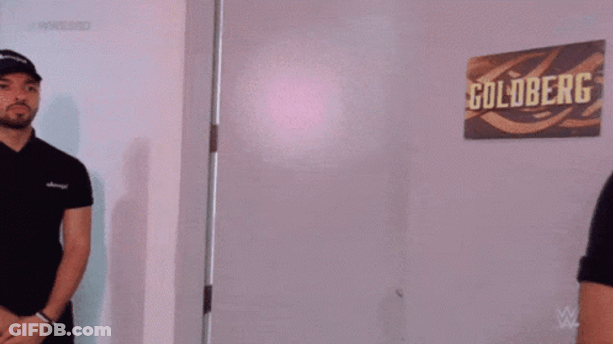 Wrestler Bill Goldberg Relaxed Pace GIF
