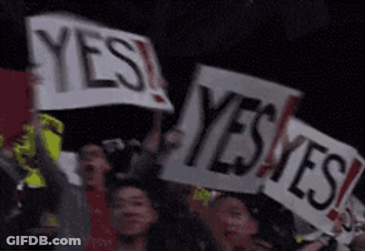 Wrestler Bryan Danielson Yes Yes Yes Chant GIF