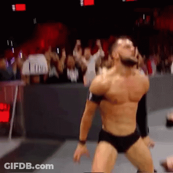 Wrestler Dancing In Front Of Crowd GIF