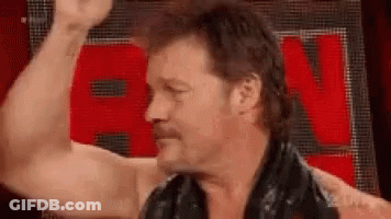 Wrestler Flexing Muscles GIF