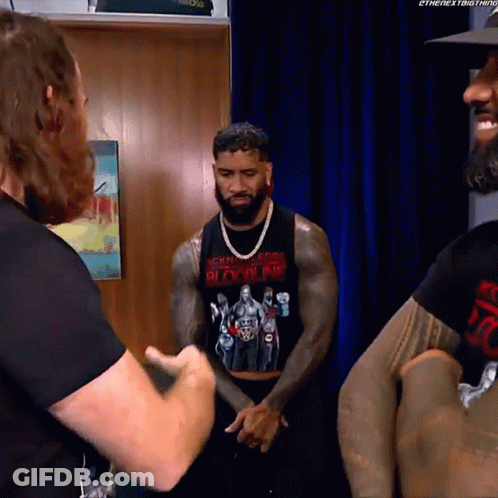 Wrestler Holding Championship Belt At WrestleMania Vegas GIF