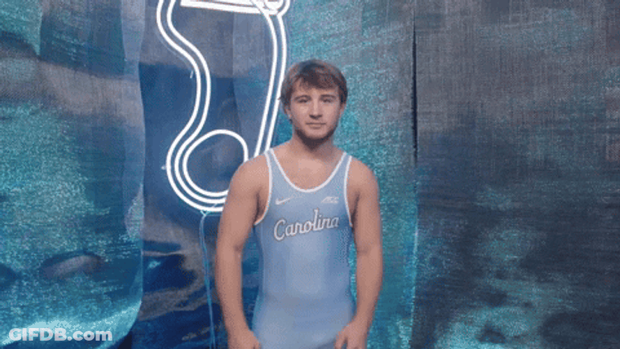 Wrestler Hype Funny Salute GIF