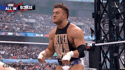 Wrestler In Better Than Anyone Shirt GIF