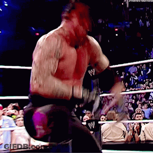 Wrestler In Ring With #Thenextbig GIF
