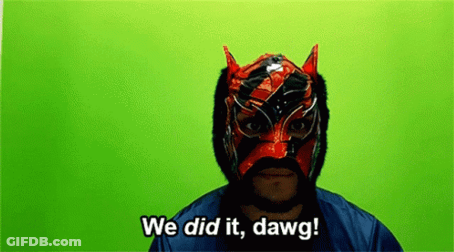 Wrestler Lince Darado We Did It, Dawg GIF