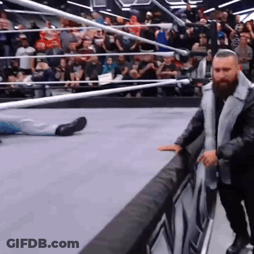 Wrestler Ricky Saints Walking GIF
