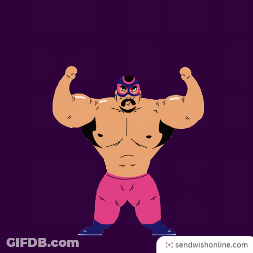 Wrestler Saying I'm Always Hungry GIF