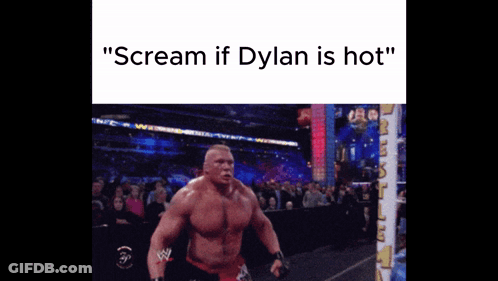 Wrestler Screaming Dylan Is Hot GIF